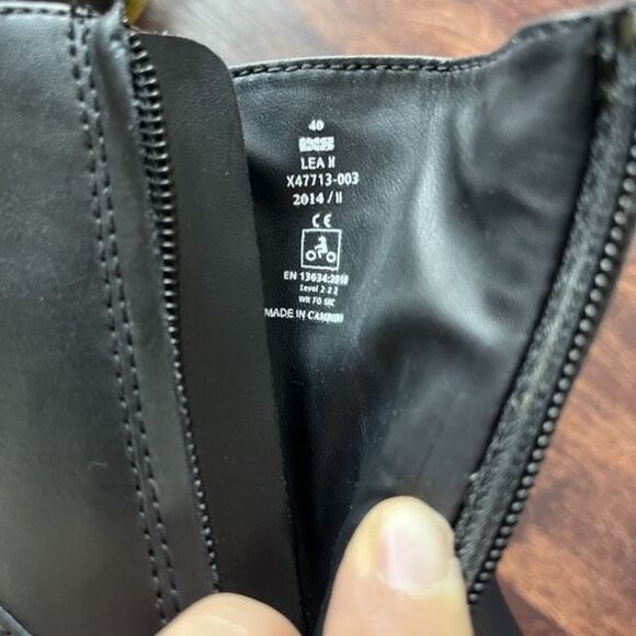 IXS LEA II Leather Motorcycle Riding Boots Waterproof soltoTEX Black NWT size 9 - Picture 11 of 13